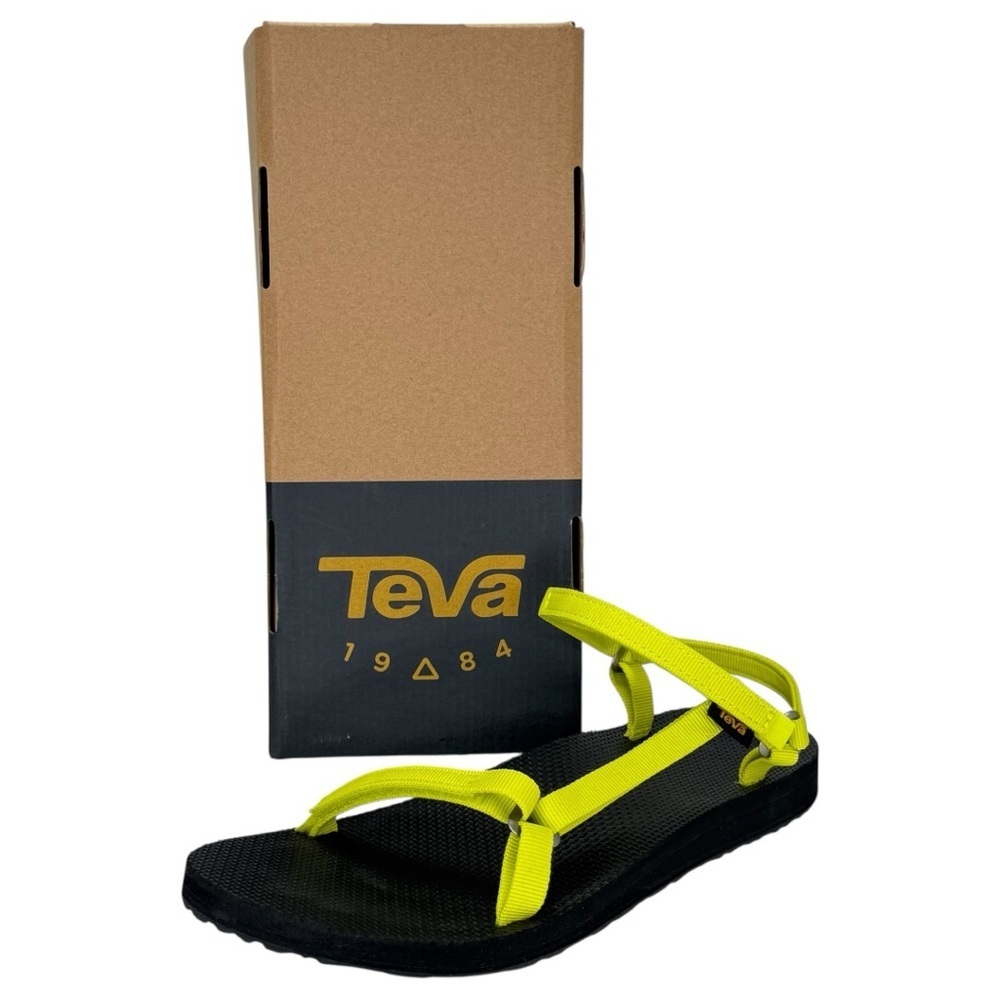 Teva Original Universal Slim Lime Green Womens Sandals Size 11M - Picture 10 of 12